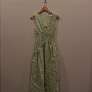 Light Sage Sleeveless Dress